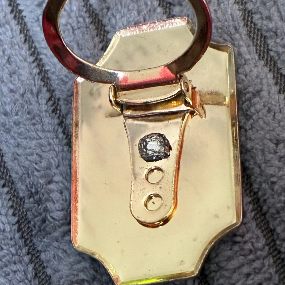 Gold and Silver-colored Western Boot Money Clip